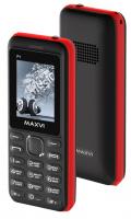 MAXVI P1 Black Red Сотовый телефон