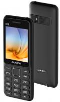MAXVI K12 Black Black Сотовый телефон
