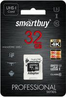 32 Gb SmartBuy class 10 PRO 90/80Mb/s SB32GBSDCL10U3-01 Карта памяти MicroSDHC