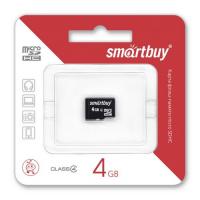 4 Gb SmartBuy class 4 без/ад Карта памяти MicroSDHC 