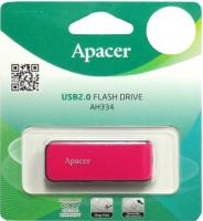 Apacer 16 Gb AH334 Pink USB флэш накопитель