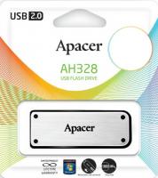 Apacer 16 Gb AH328 Silver USB флэш накопитель