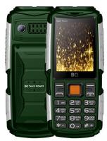 BQ M-2430 Tank Power Green Silver Сотовый телефон