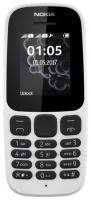 NOKIA 105 SS White TA-1010 Сотовый телефон