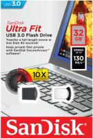 32 Gb SanDisk Cruzer Ultra Fit SDCZ430-032G-G46 USB флэш накопитель