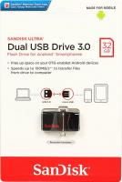 32 Gb SanDisk Dual Drive SDDD2-032G-GAM46 USB флэш накопитель