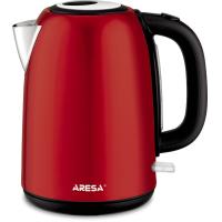 Aresa AR-3446 нерж.сталь/красный Чайник