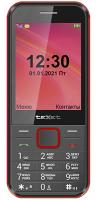 TEXET TM-302 Black Red Сотовый телефон