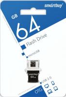 64 Gb SmartBuy POKO Black OTG USB/microUSB  SB64GB
