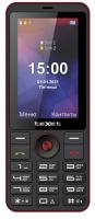 TEXET TM-321 Black Red Сотовый телефон