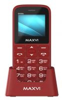 MAXVI B100 DS Wine Red Сотовый телефон