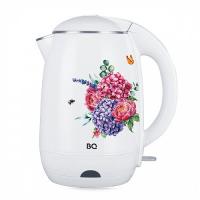 BQ KT1702P Белый-Цветы Чайник