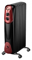 MARTA MT-2422 black red Масляный радиатор