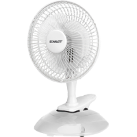 Scarlett SC-DF111S01 (белый) Настольный вентилятор