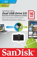 Sandisk 16 Gb Dual Drive OTG USB флэш накопитель