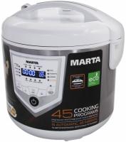 MARTA MT-4301 белый/сталь Мультиварка