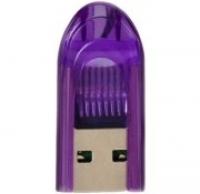 Smartbuy SBR-710-F фиолет. Карт-ридер USB2.0 Reader