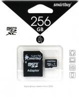 256 Gb SmartBuy class 10 85Mb/s SB256GBSDCL10-01 / Read 85Mb/s/Write 20Mb/s Карта памяти MicroSDXC