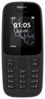 NOKIA 105 SS Black TA-1010 Сотовый телефон