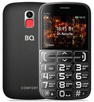 BQ M-2441 Comfort Black Silver Сотовый телефон