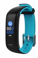 Qumann QSB 09 синий/черный  Фитнес-браслет