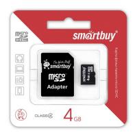 4 Gb SmartBuy class 4 Карта памяти MicroSDHC