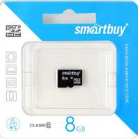 8 Gb SmartBuy class 10 без адаптера Карта памяти MicroSDHC