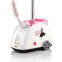 DELTA LUX DL-858 PS white/pink  Отпариватель