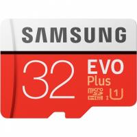 32 Gb SAMSUNG EVO Plus V2 c SD adapter Карта памяти microSDHC