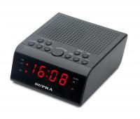Supra SA-44FM Black/Red Радиобудильник