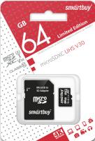 MicroSDXC 64 Gb SmartBuy class 10 LE  SB64GBSDCL10