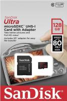 128 Gb SanDisk Ultra 80Mb/s SDSQUNS-128G-GN6TA Карта памяти MicroSDXC