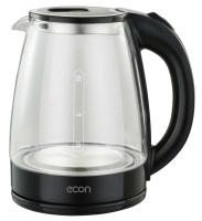 ECON ECO-1845KE стекло, черный Чайник