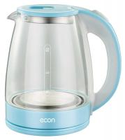 ECON ECO-1846KE стекло, голубой Чайник