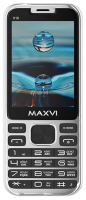 Сотовый телефон MAXVI X10 Metallic Silver