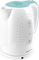 POLARIS PWK 1713 С белый/бирюзовый  Чайник