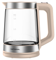 NATIONAL NK-KE17321 бежевый  Чайник