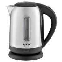 DELTA LUX DE-1001 нерж. черный  Чайник