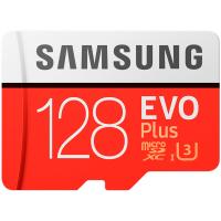 128 Gb SAMSUNG microSDHC EVO PLUS +SD adapter