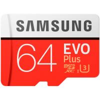 SAMSUNG microSDHC EVO+ 64Gb+SD adapter