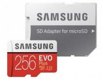 256Gb SAMSUNG microSDHC EVO+ SD adapter