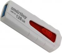 128 Gb SmartBuy IRON White/Red USB3.0 SB128GBIR-W3