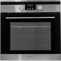 Lex EDP 092 IX стекло черное/нержавеющая сталь