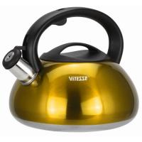 VITESSE VS-1121 желтый  Чайник со свистком