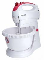 DELTA LUX DE-5071C белый с розовым  Миксер