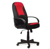 BRABIX City EX-512 ткань черная/красная