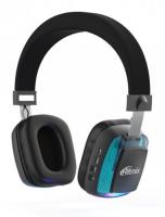 Наушники Ritmix rh-485BTH Black монитрорные, Blue