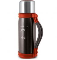 Термос LARA LR04-16 черный/сталь 1200мл, молотков