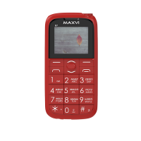 Сотовый телефон MAXVI   B7 Wine Red