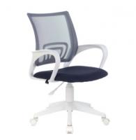 BRABIX Fly MG-396W с/подл пластик белый сетка темно-серое